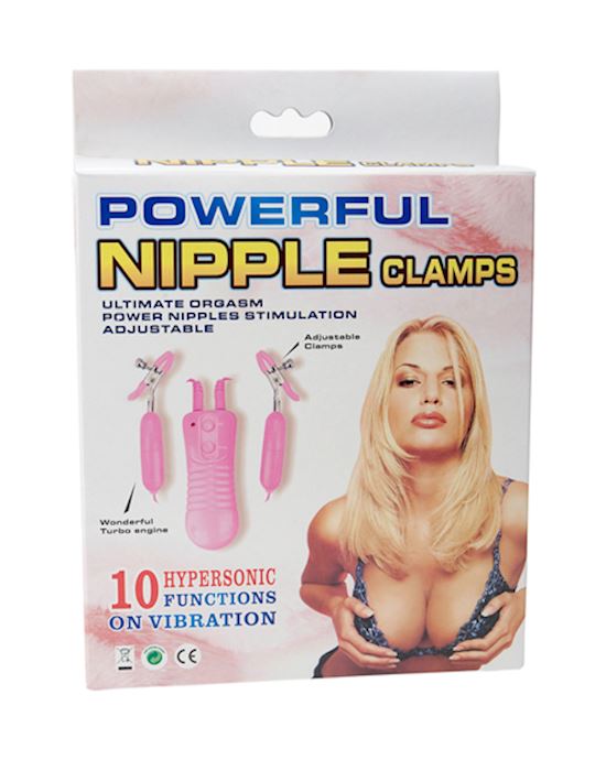 Vibrating Nipple Clamp Sextoy