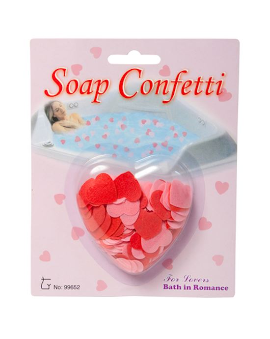 Heart Bath Soap Confetti