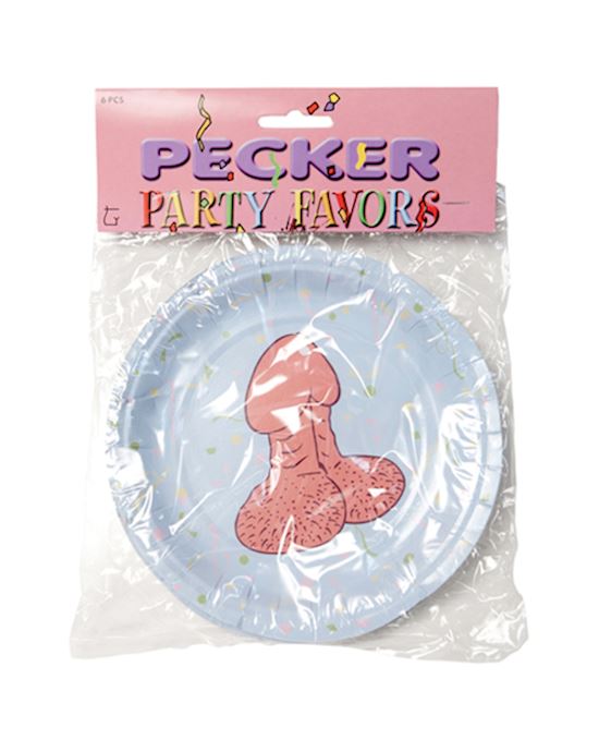 Hens Night Pecker Party Plates