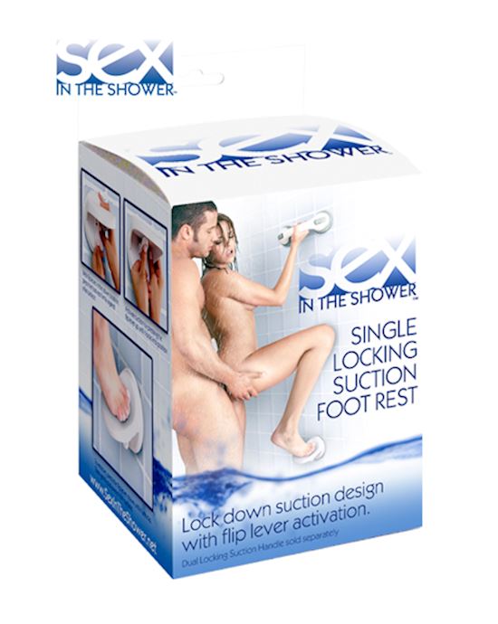 Sex In The Shower Single Locking Suction Foot Rest