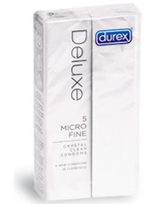 Durex Deluxe Latex Condoms 5pk
