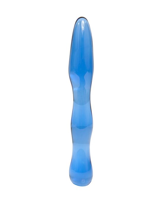 Blue Wonder Glass Anal Stick