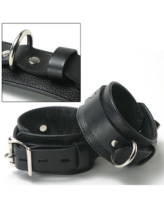 Strict Leather Deluxe Locking Wrist Cuffs