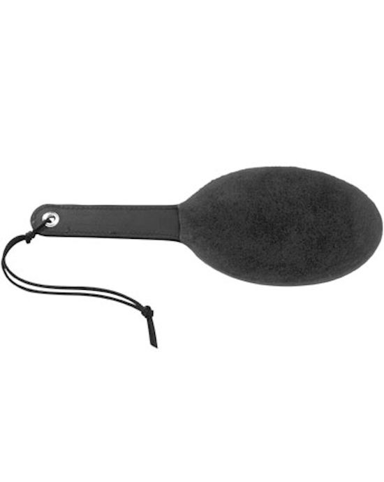 Strict Leather Round and Fur Paddle