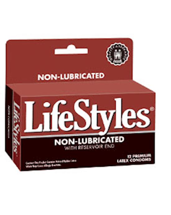 Lifestyles Non Lubricated Condoms 12pk