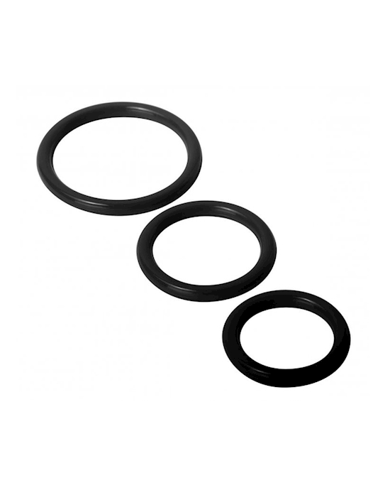 Trinity Silicone Cock Rings