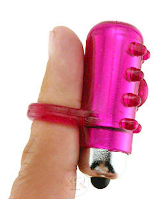 Finger Sleeve With Vibrating Bullet