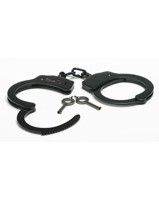 Black Steel Handcuffs