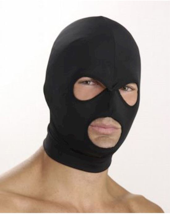 Spandex Hood With Mouth And Eye Openings