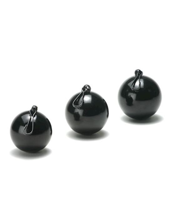 Black Steel Ball Weights 6oz