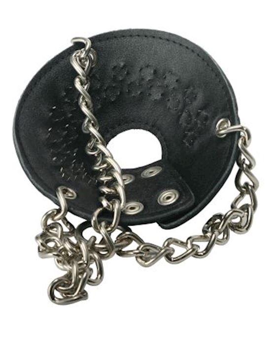 Strict Leather Parachute Ball Stretcher With Spikes