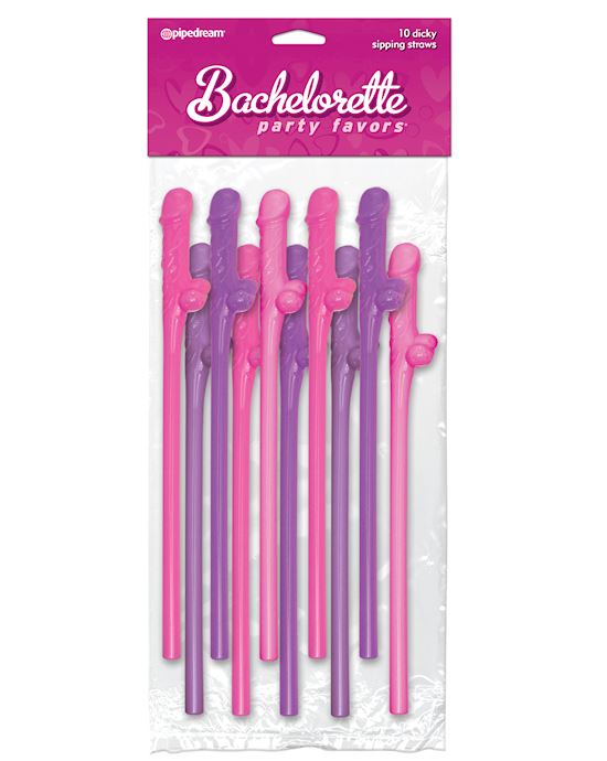 Bachelorette Party Favors Dicky Sipping Straws