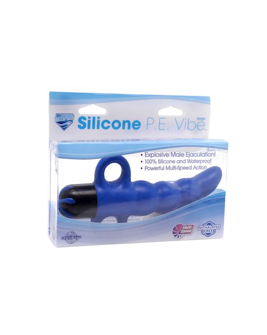 Silicone Pe Vibe Large Blue