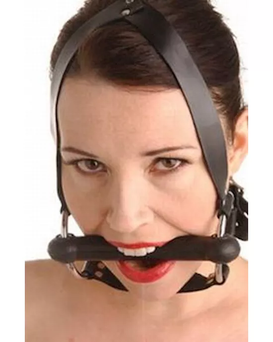 Strict Leather Locking Silicone Trainer Gag
