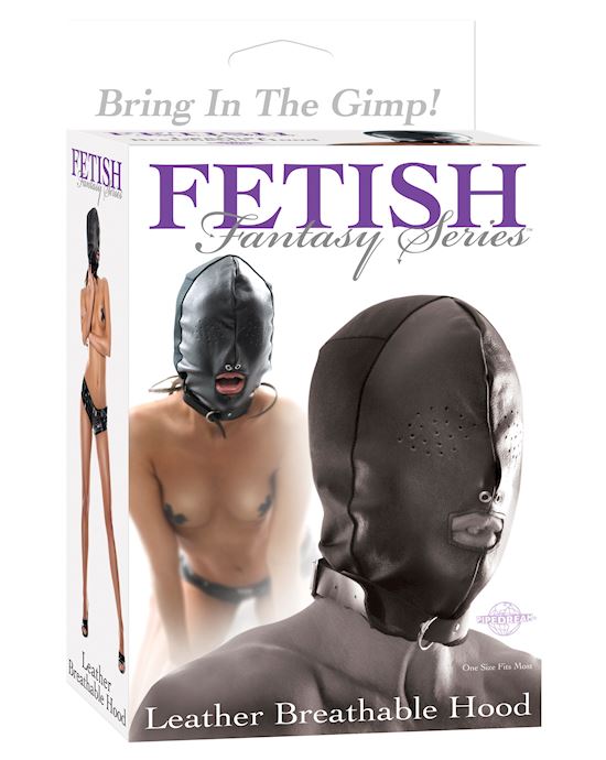 Ff Leather Hood With 3 Holes
