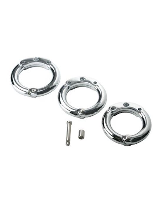 The Triple Locking Cock Ring Set