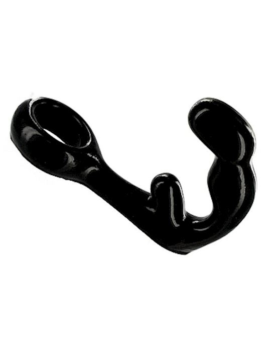 Prostate Plug With Cock Ring And Vibrating Stimulator