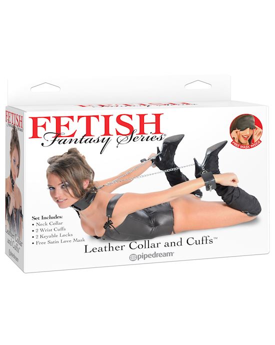 Ff Leather Collar And Cuffs