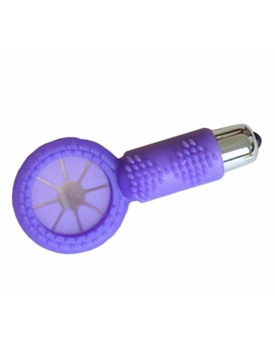 Vibrating Bullet Cock Ring Purple