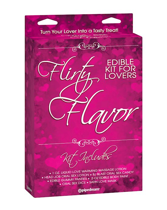 Flirty Flavor Edible Kit For Lovers