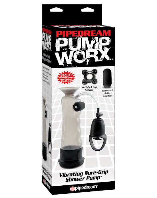 Pump Worx Vibrating Sure-grip Shower Pump