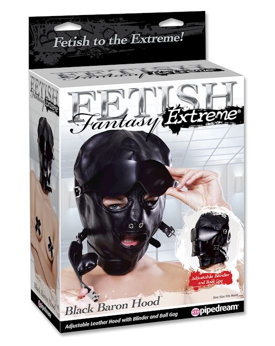 Fetish Fantasy Extreme Black Baron Hood