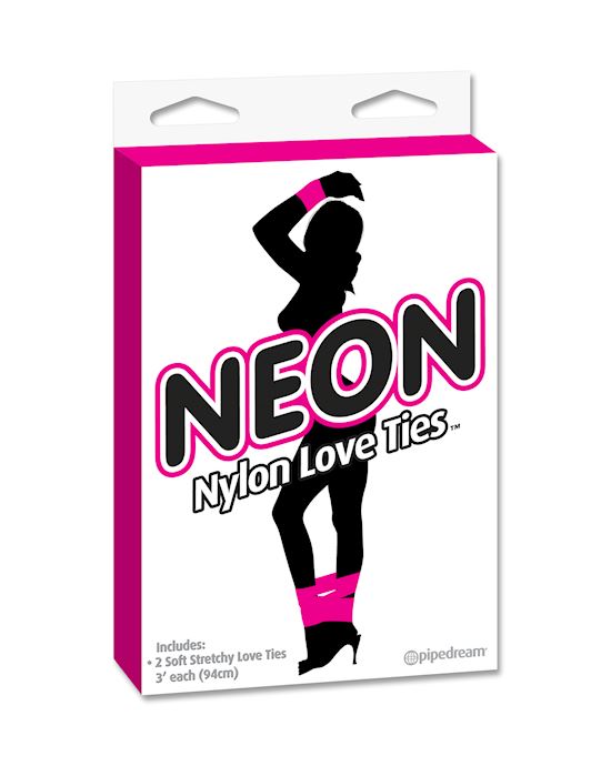 Neon Love Ties