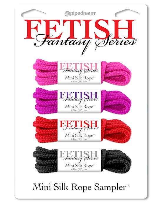 Fetish Fantasy Series Mini Silk Rope Sampler