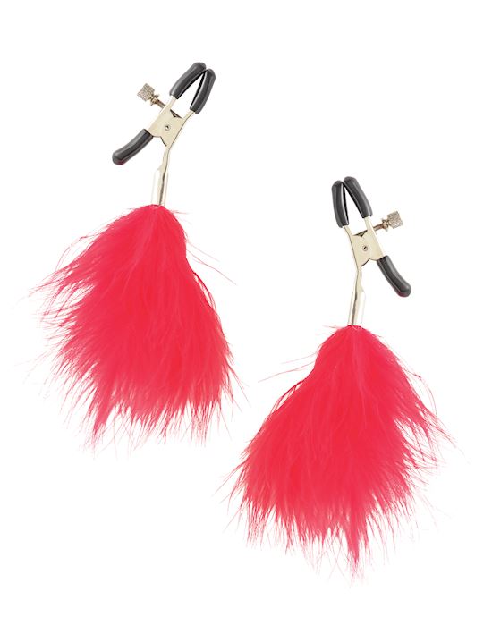 Fetish Fantasy Series Feather Nipple Clamps