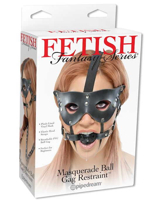 Fetish Fantasy Series Masquerade Mask And Ball Gag