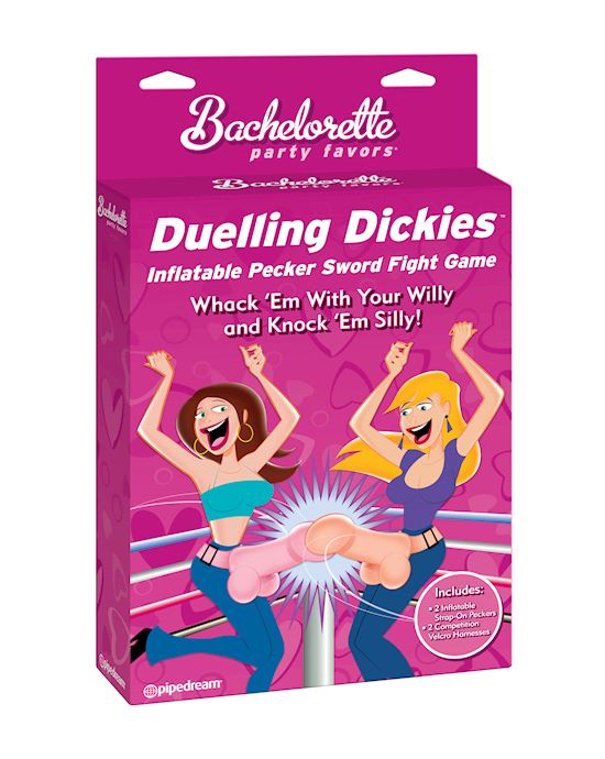 Bachelorette Party Favors Dueling Dickies Inflatable Peckersword Fight