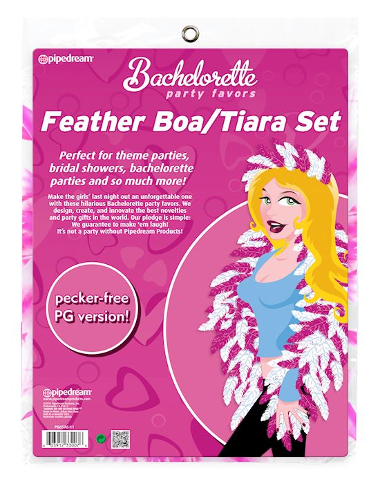 Feather Tiara And Boa