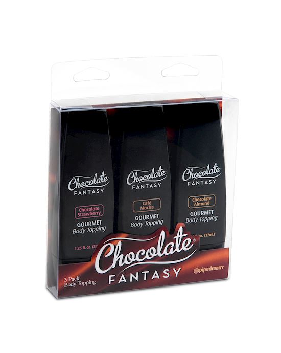 Chocolate Fantasy Body Topping Sampler 3-pack 37ml