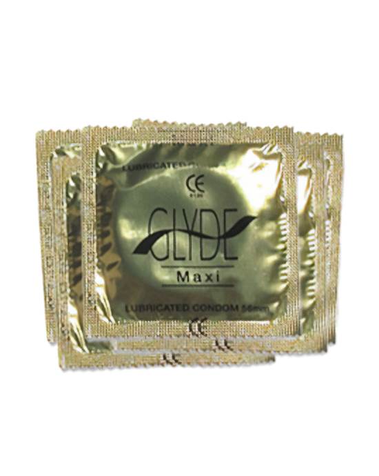 Glyde Maxi Condoms Natural 10 Pack
