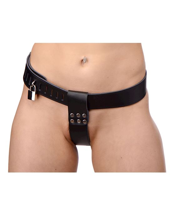 Adjustable Female Chastity Belt