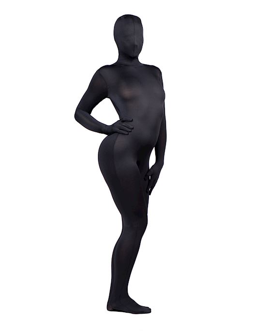 Zentai Full Body Spandex Suit- Black