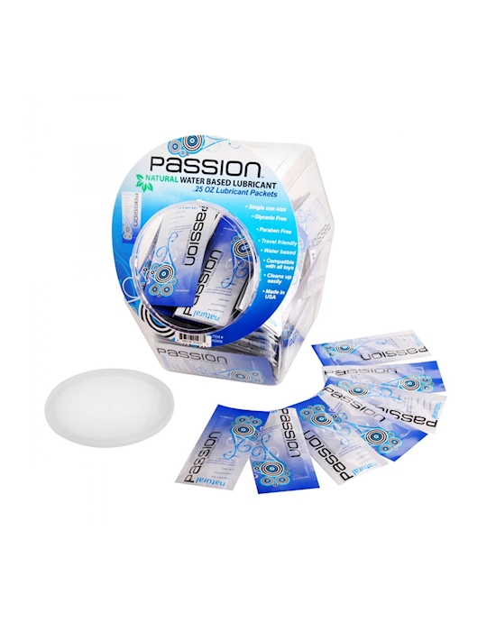 Passion Natural Lubricant Display Bowl - 200 Units