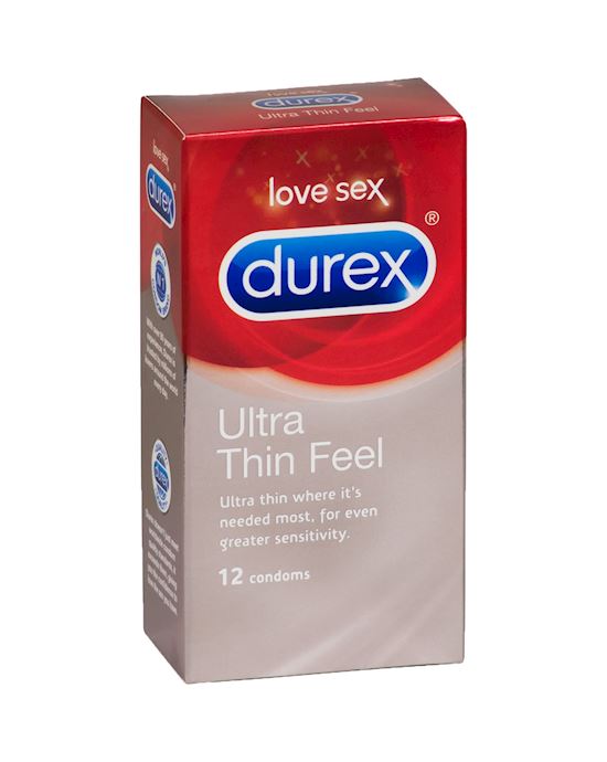Durex Ultra Thin Feel Condoms 12pk