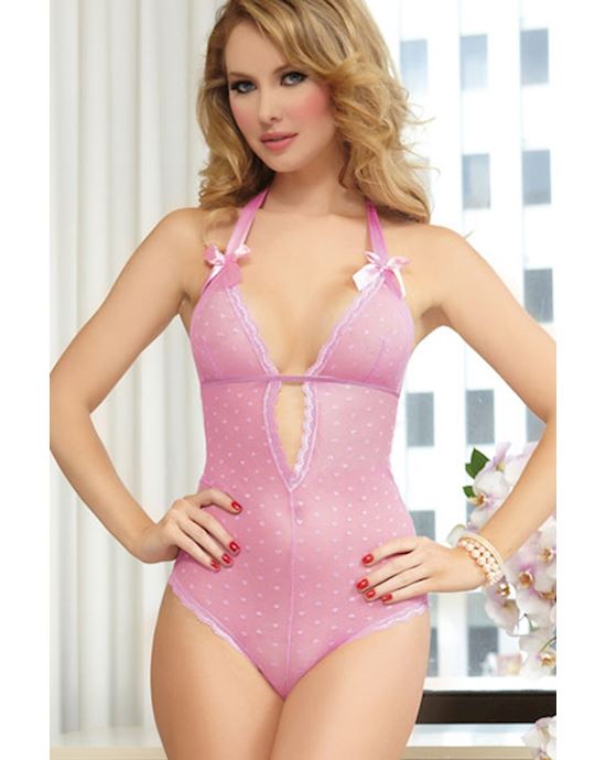 Be Mine Pink Teddy Lingerie