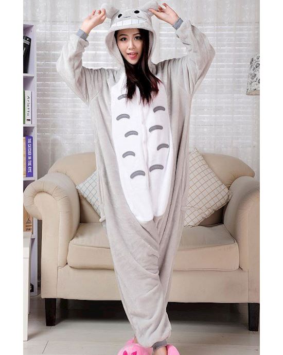 Cosplay Totoro Cartoon Onesies Animal Pajamas