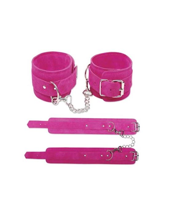 Ff Pink Wrist Cuffs