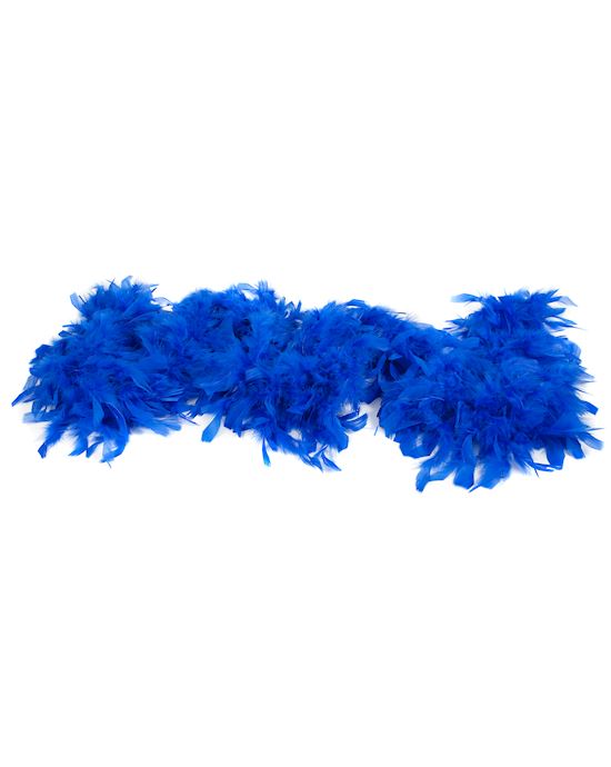 Blue Sexy Feather Bowa