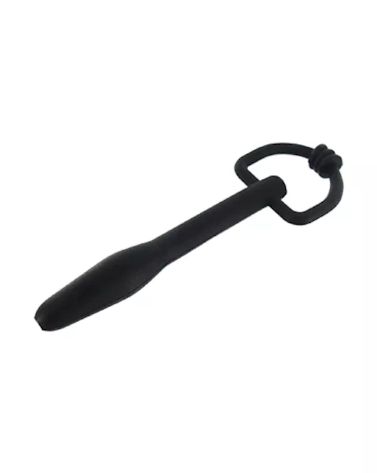 Silicone CumThru DRing Penis Plug