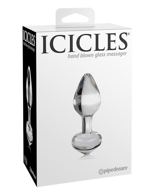 Icicles Glass Butt Plug No 44