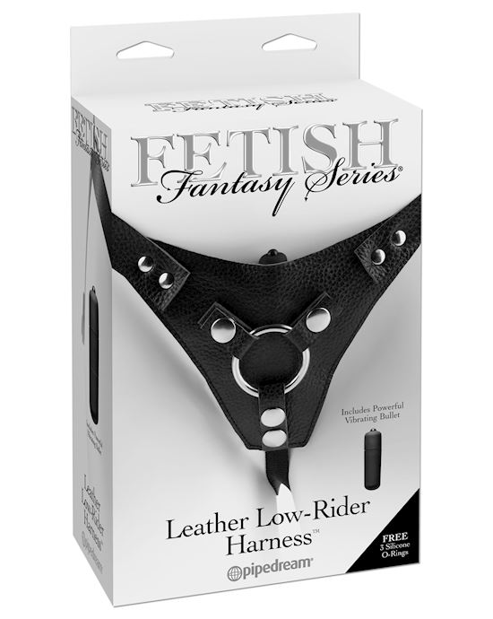 Fetish Fantasy Series Leather Low-rider Harness