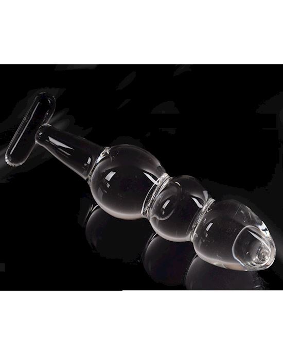 Amore 3 Beaded Glass Anal Toy