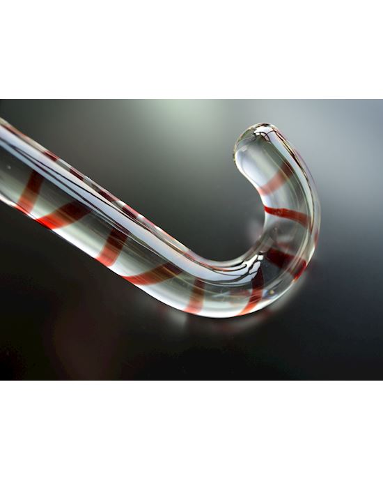 Candy Cane Glass Toy