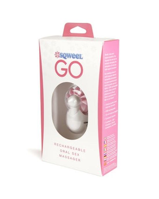Sqweel Go Usb Rechargeable Oral Sex Simulator Pink