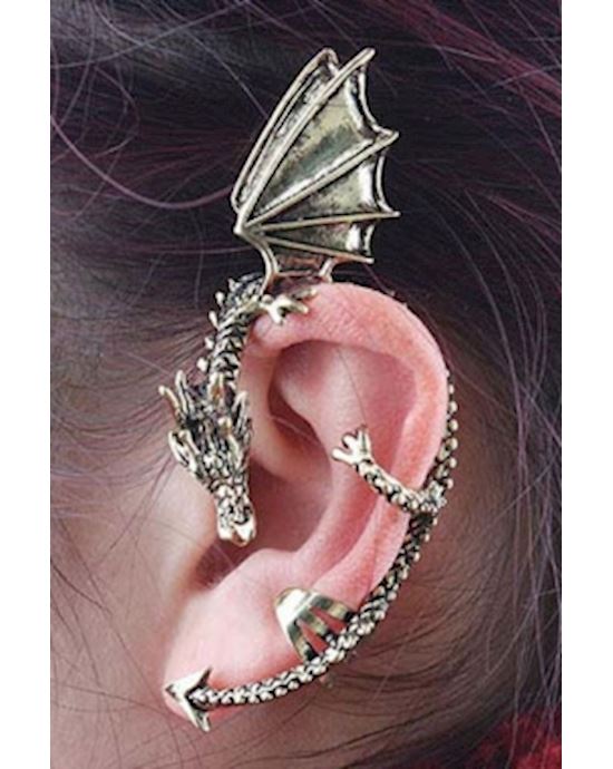 Dragon Ear Cuff Bronze