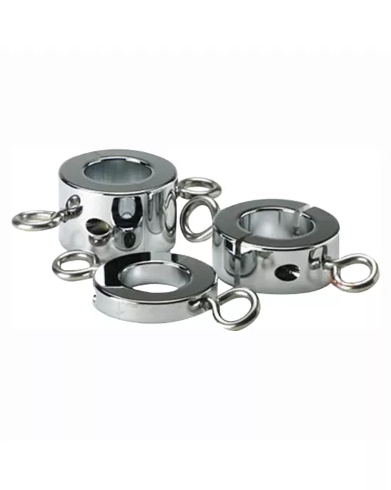 Locking Metal Cock Ring Large
